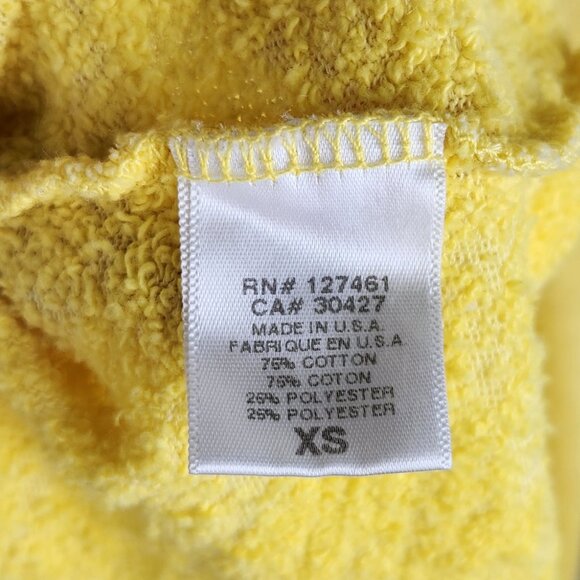 Wildfox Bisous Kisses Lipstick Slouchy Distressed Raglan Sleeve Sweatshirt XS - Picture 8 of 9